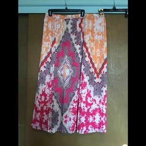 Chico’s skirt 3 XXL lovely pleated maxi NWT